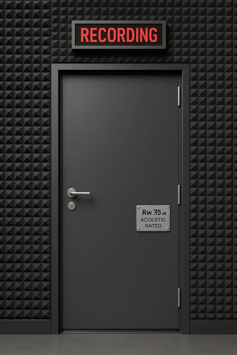 acoustic rated steel doors - professional steel doors available in bolton from UK manufacturers