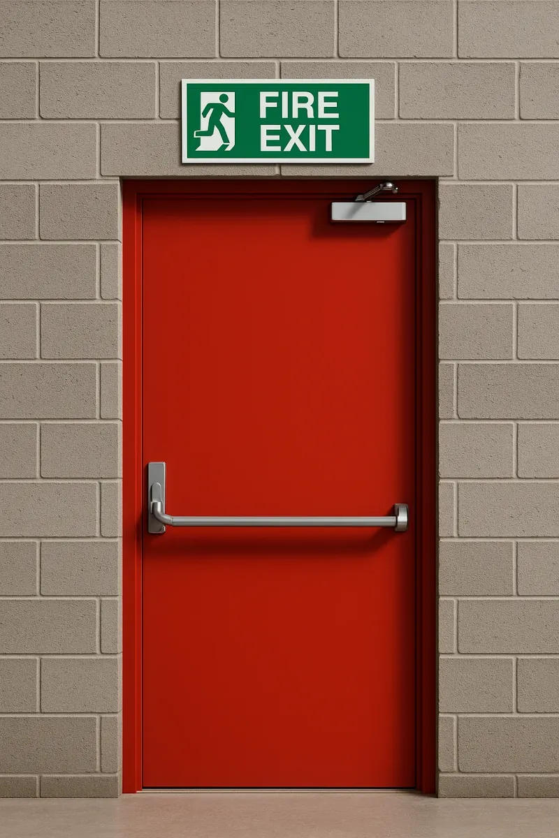 fire exits - professional steel doors available in bolton from UK manufacturers